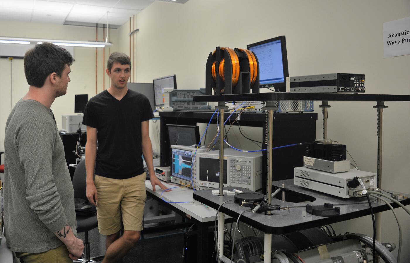 Mikkel Hansen, graduate student in the Applied Magnetics Laboratory, discusses his research.